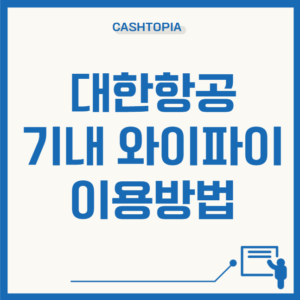 대한항공기내와이파이
