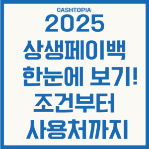 상생페이백 조건부터 사용처