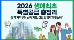 생애최초특별공급 2026